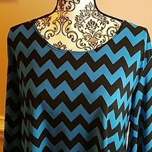 Chevron blouse size 2X